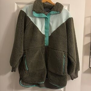 Free People Movement Fall to Rise Fleece Quarter Snap Medium